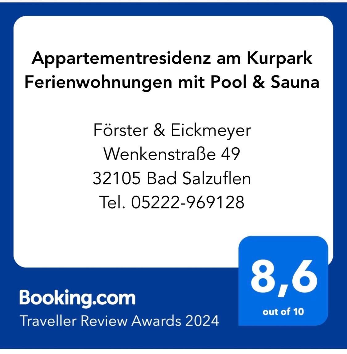Apartment Appartementresidenz Am Kurpark - Mit Pool&sauna - *